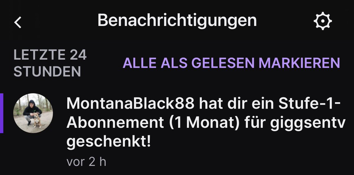 Dieser Moment wenn <a href="/MontanaBlack/">GetOnMyLvL</a> dir ein Abo auf <a href="/TwitchDE/">Twitch DE</a> schenkt für den Kanal
von Ehrenbruder René #TwitchDE