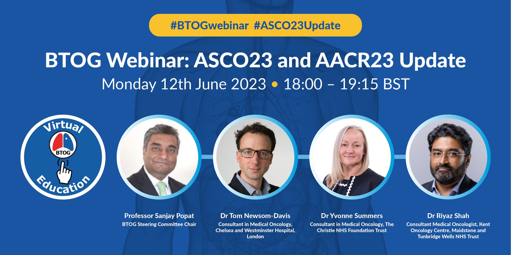 BTOG on Twitter "ASCO23 may be over but our ASCO23Update webinar on