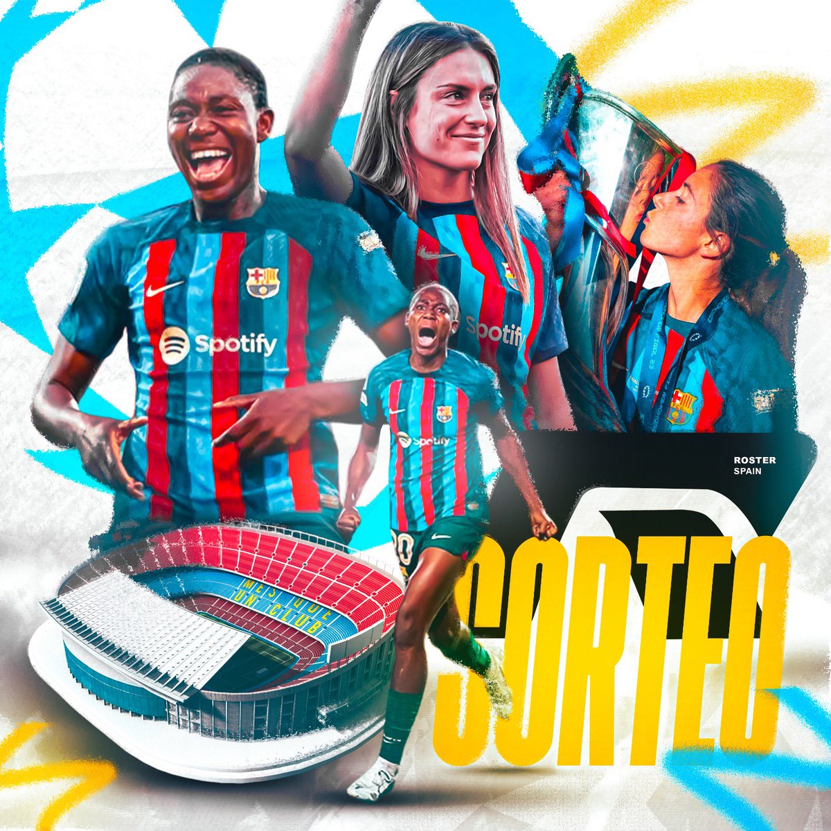 🚨 PARA CELEBRAR LA CHAMPIONS DEL BARÇA FEMENINO SORTEAMOS UNA CAMISETA DEL FCB FEM (JUGADORA A ELEGIR)‼️

👉🏼 Para participar:

1️⃣ Seguir a <a href="/Polyccio8/">Pol Alonso 🎙</a> y <a href="/RosterSpain/">RosterSpain</a> 
2️⃣ Dar RT y LIKE al tweet

🎁 Se anuncia ganador el 15 de junio.

✈️ Envíos a todo el mundo.

🍀 ¡Mucha suerte!