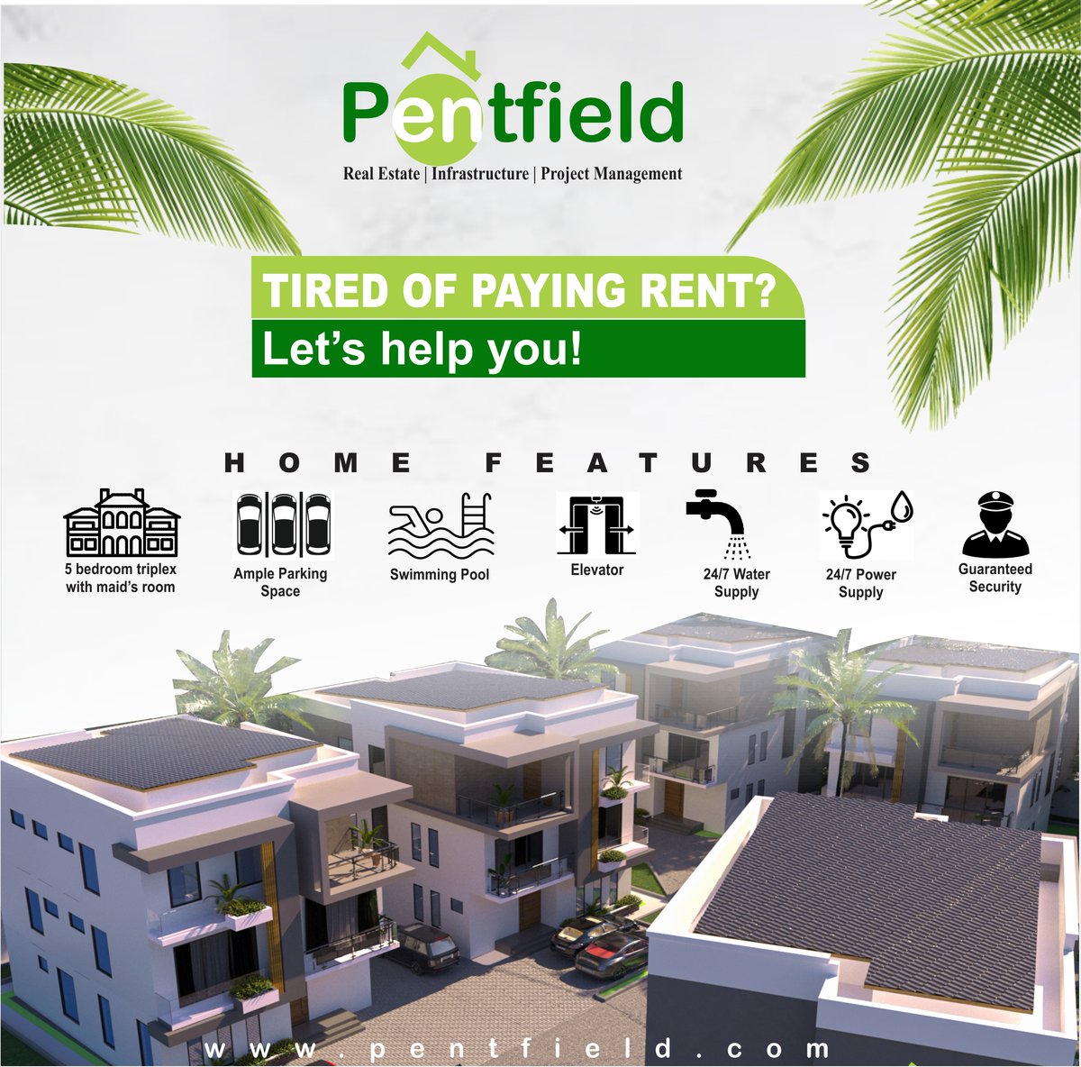 PentfieldN's tweet photo. Our apartments are located in a serene environment at the heart of Abuja.

Contact us today for an allocation via:

Call/WhatsApp: 08066205174
Email: info@pentfield.com

#pentfieldgotyoucovered #realestate #projectmanagement #infrastructure #European #Saudi https://t.co/3Q9YBsp84r