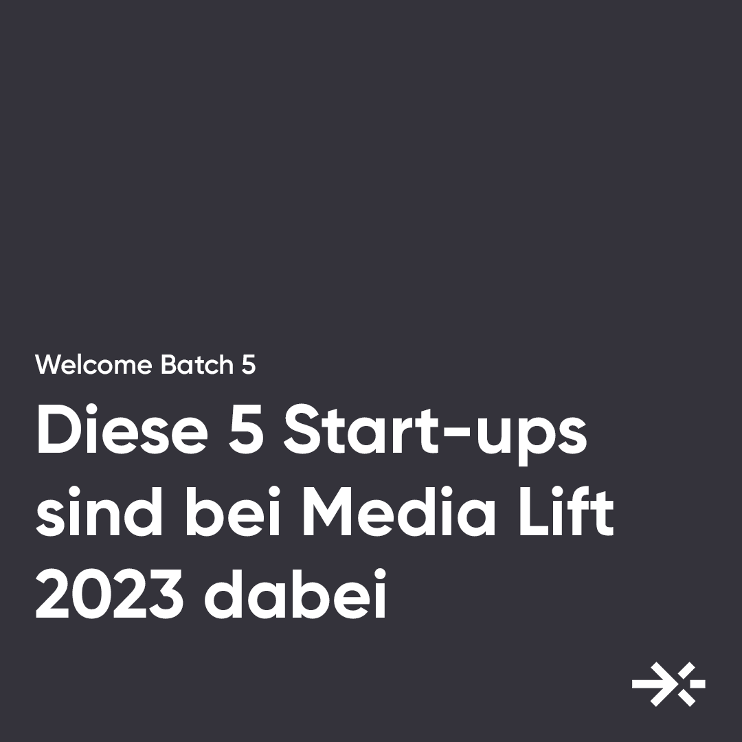 NextMediaHH's tweet photo. Welcome Batch 5 🎉

Wir freuen uns, euch endlich die fünf Teams vorstellen zu dürfen, die wir in unserem diesjährigen #Inkubator für #StartUps #MediaLift in der Vorgründungsphase unterstützen 👇 https://t.co/kmSmy6jtrd