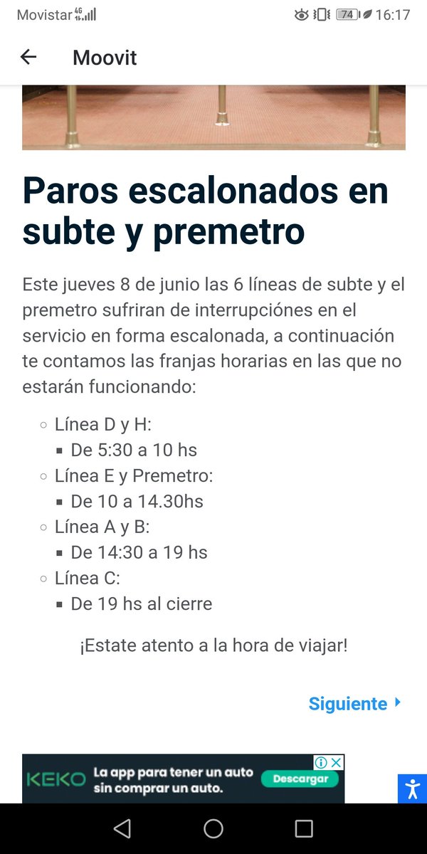 cocinafigacita's tweet photo. Para más noticias del día de hoy, dejo un cronograma del paro de subtes, a salir con tiempo 😵🚈✖️ #ROMA3 #ALTAX #pancoe21 https://t.co/PJU0ZWHiOw