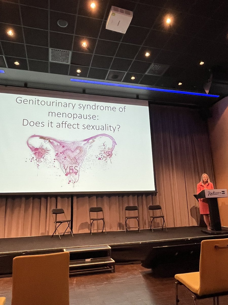 Sanna Hallamies (@sannahallamies) on Twitter photo ”Genitourinary syndrome of menopause: does it affect sexuality? YES! ” Very good insights for urologists by <a href="/JoneTrovik/">Jone Trovik</a> #nuf2023 ”Genitourinary syndrome of menopause: does it affect sexuality? YES! ” Very good insights for urologists by <a href="/JoneTrovik/">Jone Trovik</a> #nuf2023