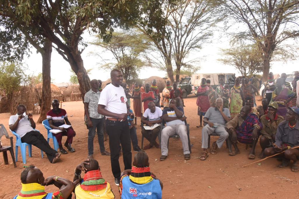 TurkanaCountyKE's tweet photo. The County One Health team, national agencies and partners kick off mobilisation of residents &amp; livestock ahead of Kimormor, a joint human and livestock treatment exercise, set to take place at Loima Sub-County. https://t.co/9w9F1cfYeO