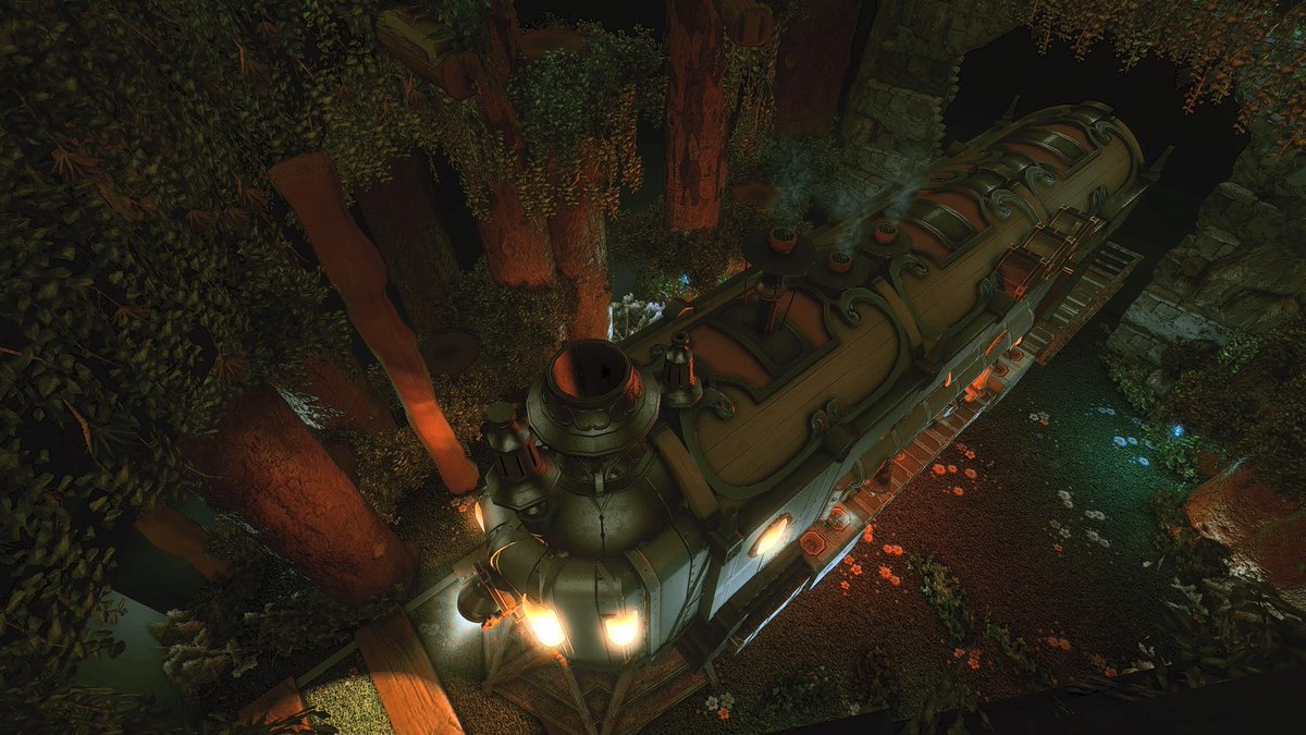 [phantom train - L]
Choo choo! A train destroyed my personal 😱
Inspired by the phantom forest and phantom train encounter from FFVI.

Video showcase - youtu.be/MDdgq0RPrTg

Marilith / Empyreum / W19 P42

#FF14 #FF14ハウジング #HousingEden #ffxivhousing #hgxiv #FF14housing