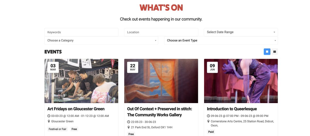 📢 Exciting Events Await! 🌟 Discover the buzz happening in Makespace & our vibrant local community!  Explore our jam-packed events section for an unforgettable experience.
 Visit 👉🏼 makespaceoxford.org/events 👈🏼 and let the fun begin!  #MakespaceOxford #CommunityEvents #JoinTheFun