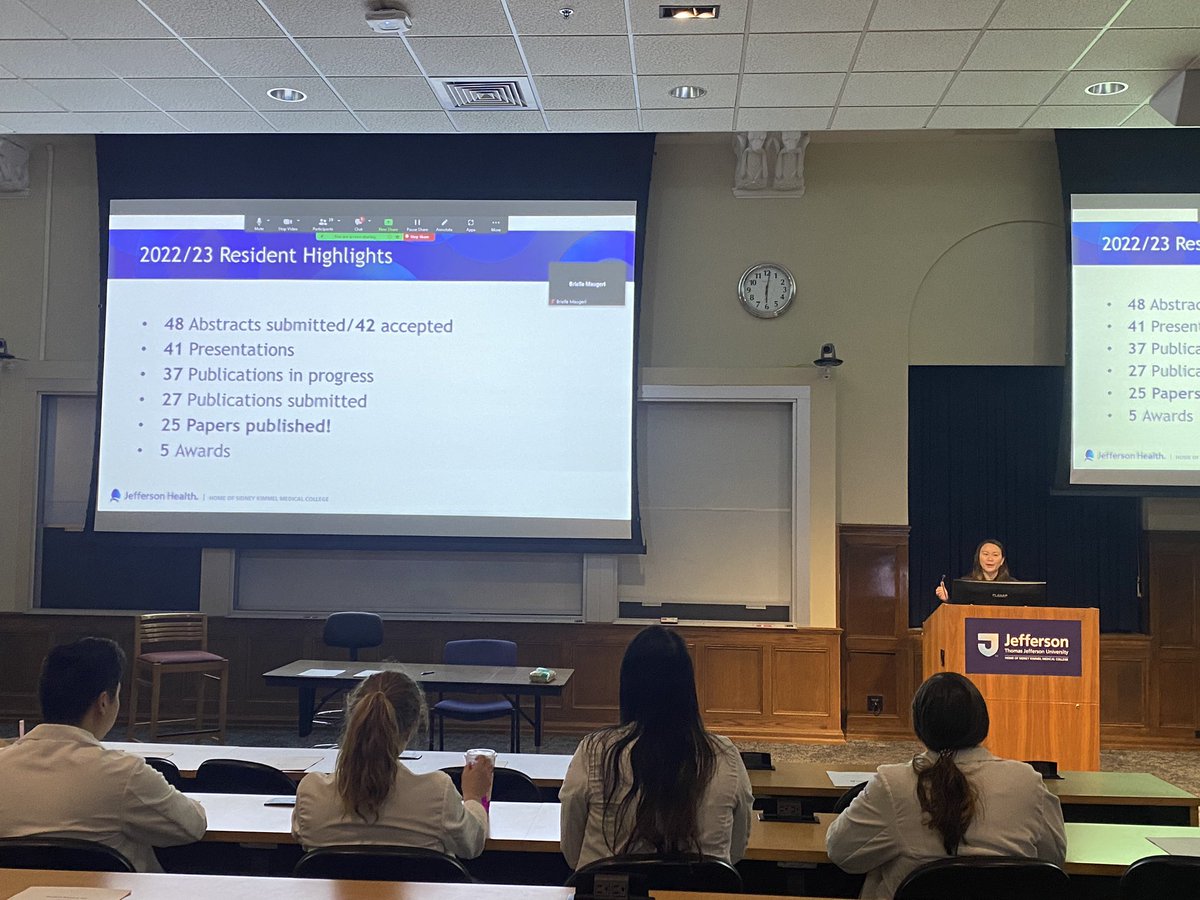 Brian M. Till (@briantillmd) on Twitter photo One of my favorite days of the year <a href="/TJUHospital/">Jefferson Health</a>, alway so inspiring to hear the research my <a href="/JEFFsurgery/">Jefferson Surgery</a> co-residents have been working on. Amazing work <a href="/micaelacollins/">Micaela Langille Collins</a> <a href="/DarshakThosani/">Darshak Thosani</a> @devon_pace_MD <a href="/sunjayskumar/">Sunjay S. Kumar, MD</a> <a href="/TinaBharani/">Tina Bharani, MD</a> !! //
<a href="/CharlesJYeoMD/">Charles J. Yeo, MD, FACS</a> <a href="/Danglab1/">Hien Dang, PhD</a> One of my favorite days of the year <a href="/TJUHospital/">Jefferson Health</a>, alway so inspiring to hear the research my <a href="/JEFFsurgery/">Jefferson Surgery</a> co-residents have been working on. Amazing work <a href="/micaelacollins/">Micaela Langille Collins</a> <a href="/DarshakThosani/">Darshak Thosani</a> @devon_pace_MD <a href="/sunjayskumar/">Sunjay S. Kumar, MD</a> <a href="/TinaBharani/">Tina Bharani, MD</a> !! //
<a href="/CharlesJYeoMD/">Charles J. Yeo, MD, FACS</a> <a href="/Danglab1/">Hien Dang, PhD</a>