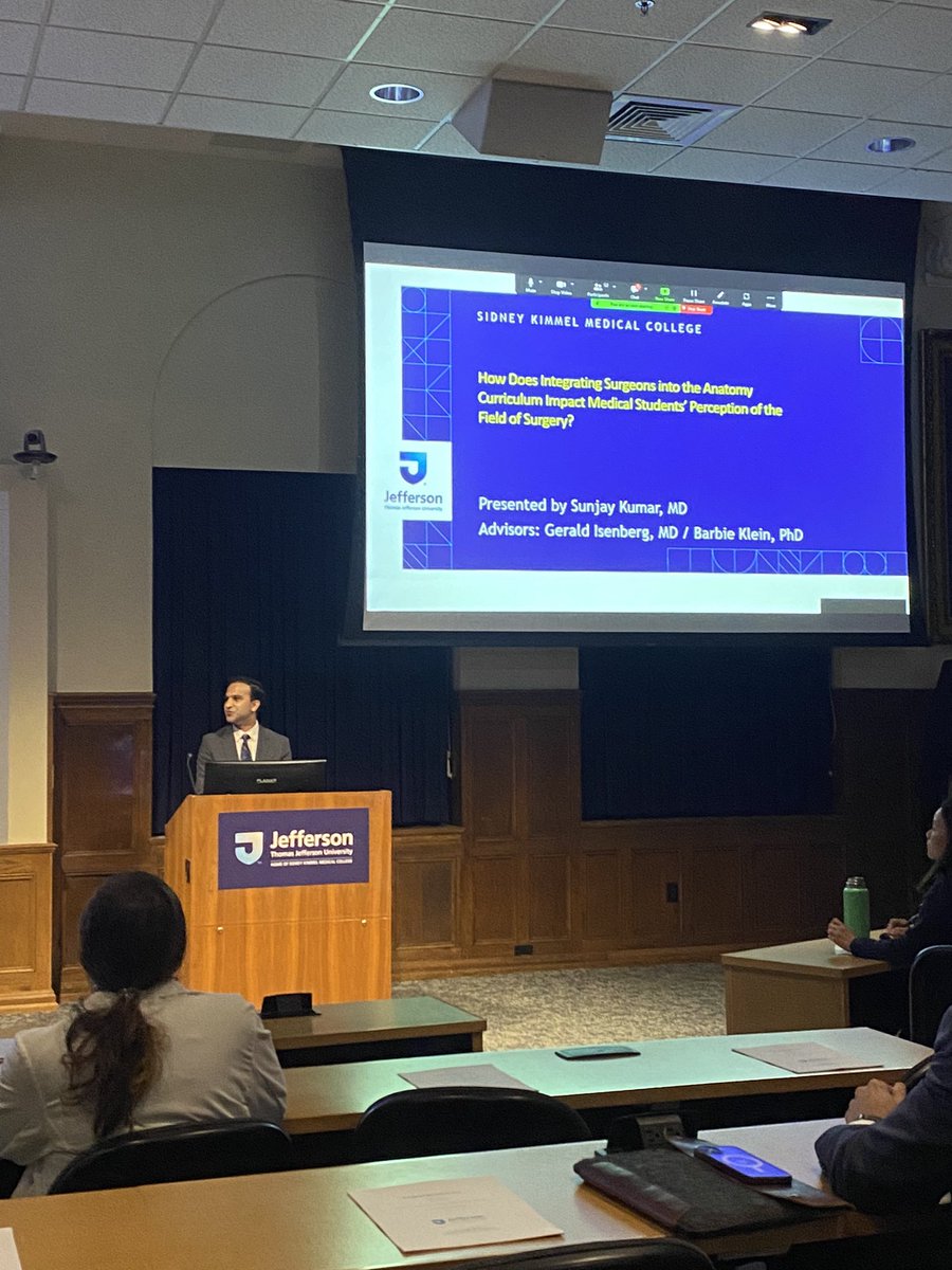 BrianTillMD's tweet photo. One of my favorite days of the year @TJUHospital, alway so inspiring to hear the research my @JEFFsurgery co-residents have been working on. Amazing work @micaelacollins @DarshakThosani @devon_pace_MD @sunjayskumar @TinaBharani !! // 

@CharlesJYeoMD @Danglab1 https://t.co/XQqDmax54W
