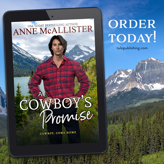 A COWBOY'S PROMISE by <a href="/AnneMcAllister5/">Anne McAllister</a> is out today!

"Couldn't put it down! The author knows how to give you a great story that will have you smiling long after you finish it." - DonnaJo, Goodreads.

Get your copy now: bit.ly/3INim3n
#readztule