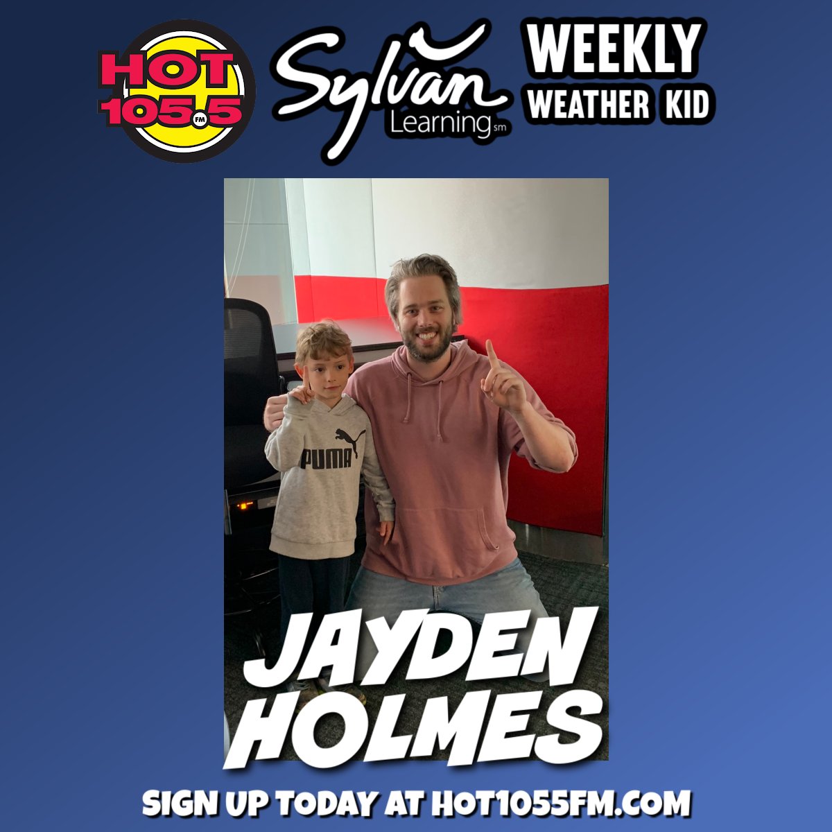 Super Shout-out to our latest Sylvan Learning Weekly Weather Kid!  Thanks Jayden for popping by to chat about the weather and what's up this summer! 

Our final weather kid of the year will be June 29th!

<a href="/Sylvan_PEI/">Sylvan of PEI</a>