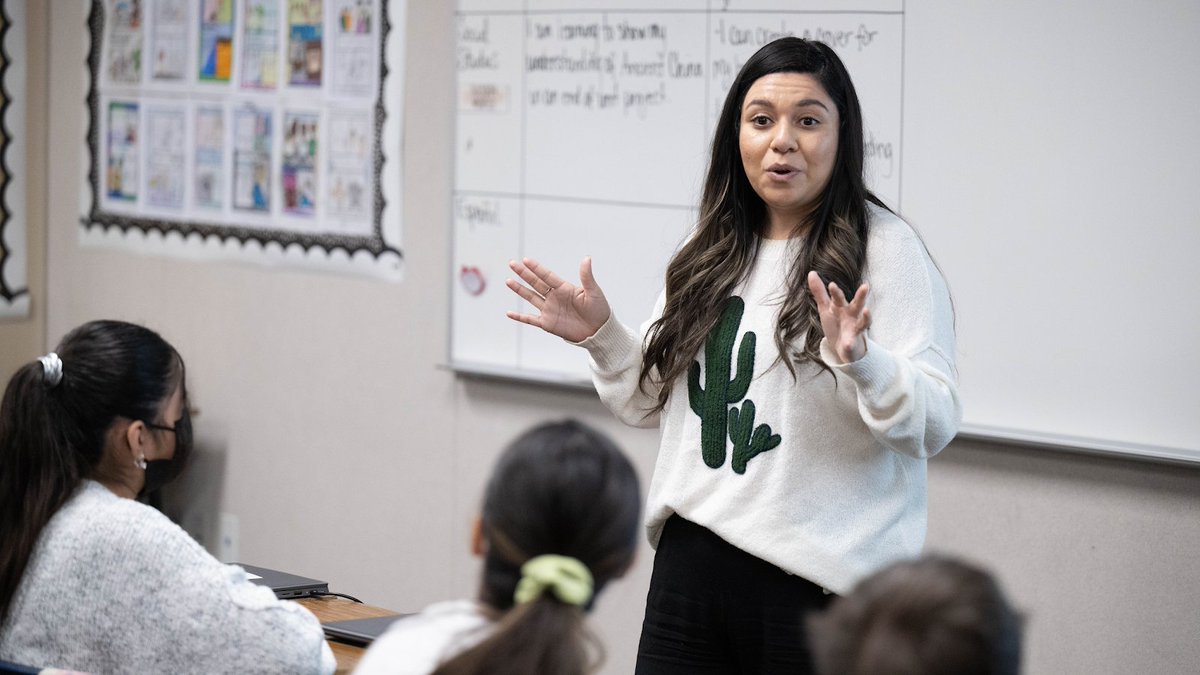 Our research and experience show that when new teachers are paired with a high-quality mentor who provides them with instructionally focused feedback, they are more likely to be successful in their first year – and more likely to stay in the classroom. #Education #edChat