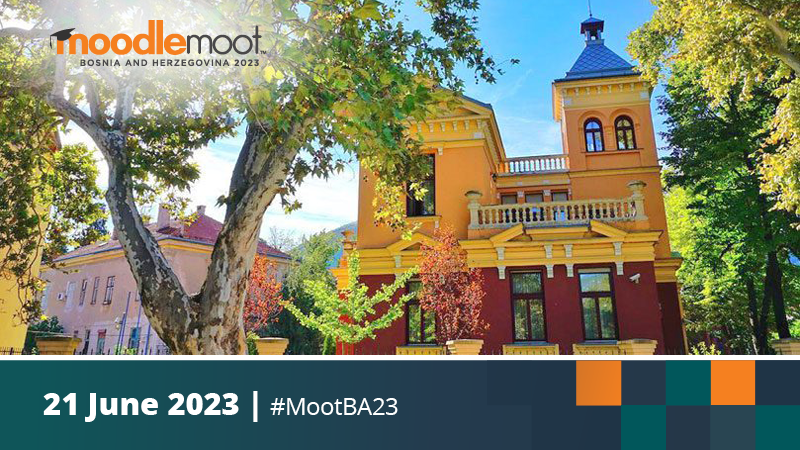 moodle's tweet image. Join us for MoodleMoot Bosnia and Herzegovina on June 21, 2023 at University of Mostar. 🧡
#MootBA23
Learn more: moodlemoot.sum.ba