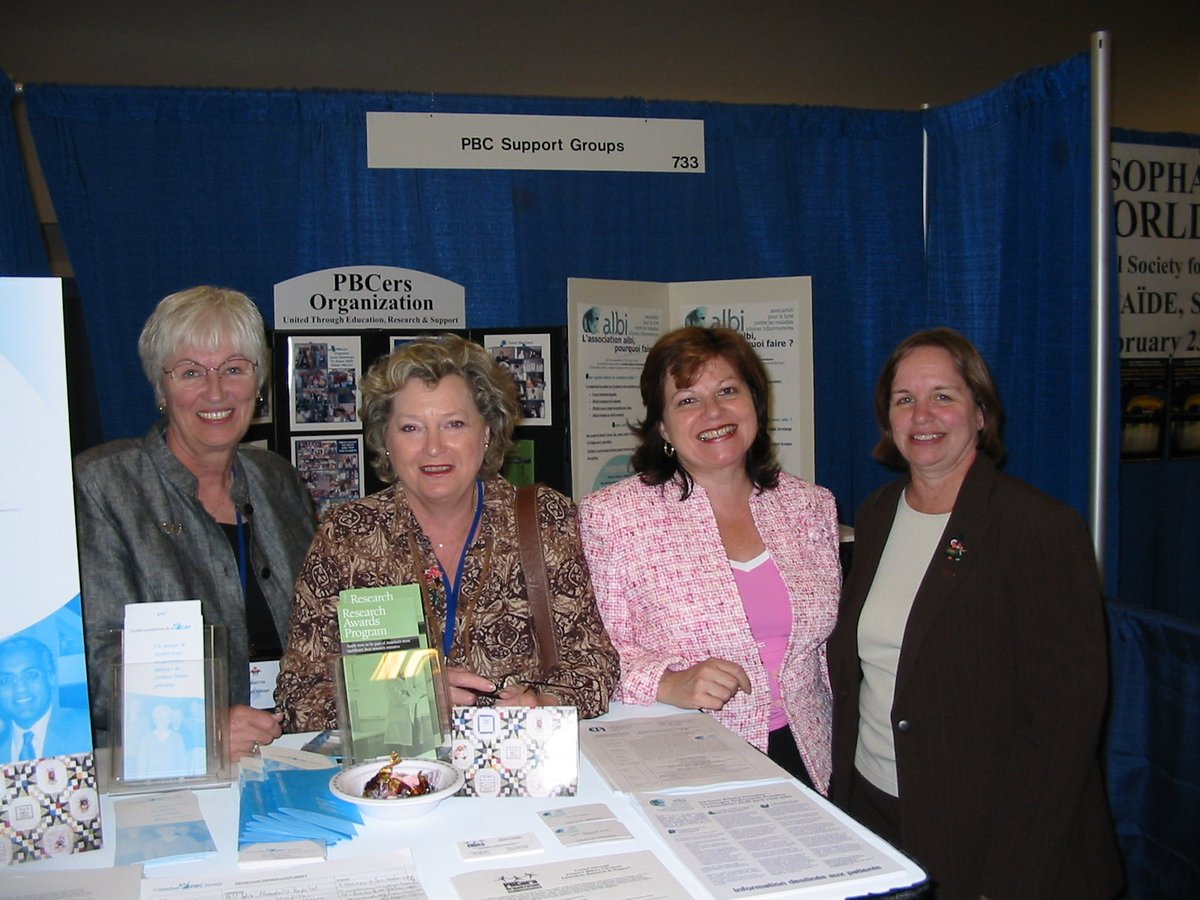 Quite a long time ago a common stand during AASLD Canada shared by ⁦<a href="/PBC_Canada/">PBC Canada</a>⁩ ⁦<a href="/PBCers/">PBCers Organization</a>⁩ and albi with ⁦⁦<a href="/pbcercarol/">Carol Roberts</a>⁩ ⁦<a href="/LeburgueA/">Leburgue Angela</a>⁩, Tina Verpoorten and ?? …