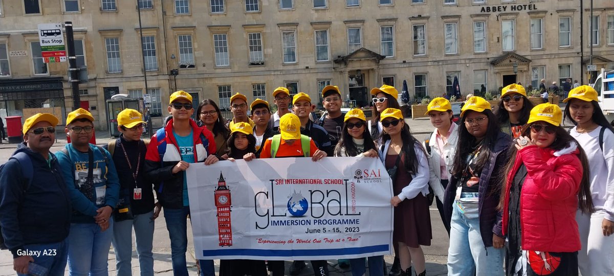 SAI_Edu_In's tweet photo. Our SAIoneers have reached the UK with a bang and are enjoying their journey that is now unfolding with each passing day. As promised we are back with another letter from the students’ end.
#GlobalImmersionProgram2023
#GlobalDimensions
#GIP2023 https://t.co/2FTuIDWOqP