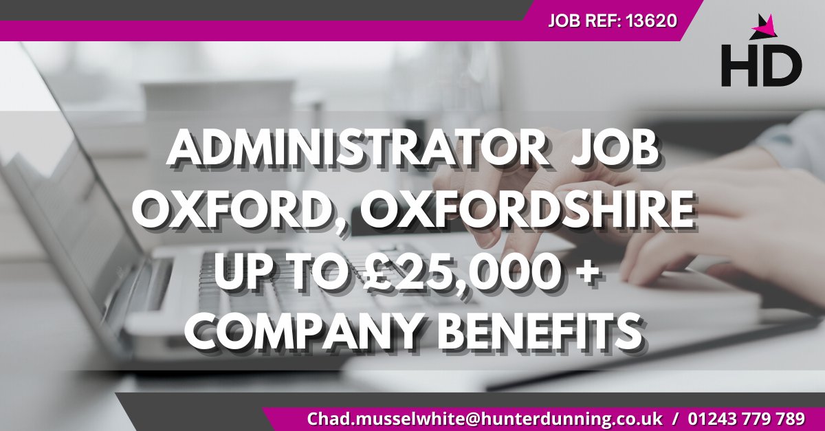 ADMINISTRATOR JOB Offering up to £25,000 + Company Benefits!

Apply below:
pulse.ly/c52raw2k58

#hiring #job #jobs #construction #constructionjobs #administratorjob #ukjobs #property #propertyjobs #hunterdunning #jobseeker #jobsearch #newjob