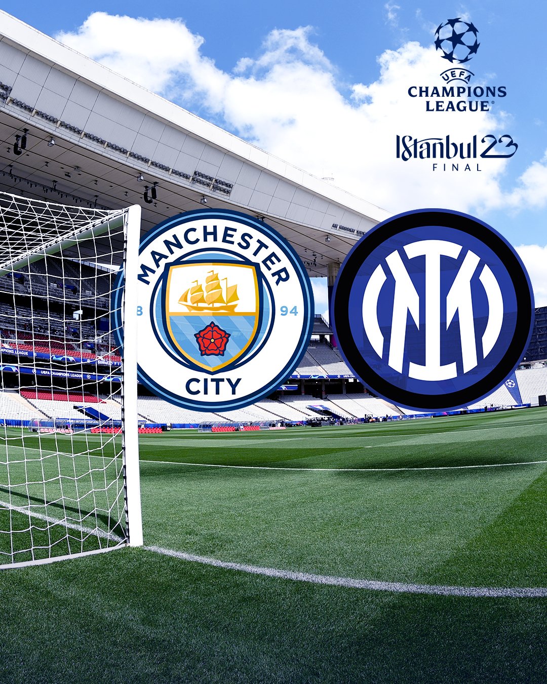 Champions League Anthem Final Istanbul 2023 I Manchester City vs. Inter I  Cityzens Coreo Curva Nord 