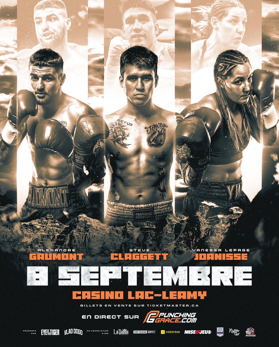 Following the resounding success of the EOTTM gala on October 27 last year, which marked the return of professional boxing to Outaouais, the Montreal promoter is back with a second event on September 8 at the Théâtre du Casino Lac-Leamy.
Press release bit.ly/PRGatineau2023