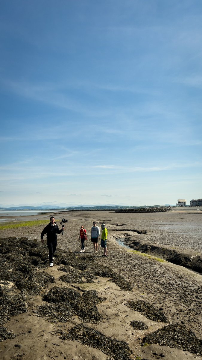 PhotosBySleeve's tweet photo. Perfect day for a morning on the beach in Morecambe shooting the summer school workshops for  @LancsArc and @LancasterUni https://t.co/VDh00FVR6M