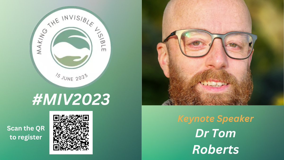 We look forward to welcoming you to Making the Invisible Visible 2023, where <a href="/Env_Sociology/">Thomas Roberts</a>, co-director <a href="/SurreySustain/">Institute for Sustainability-University of Surrey</a>, will give the opening keynote. 
Find out more about the conference here: bit.ly/3NV19sa
#MIV2023