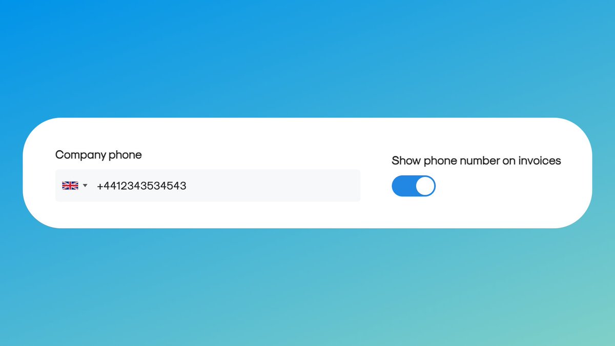 uwedreiss's tweet image. ☎️ Now you can add your phone number to your invoices 

@invoiceberry #buildinpublic #invoicingtool