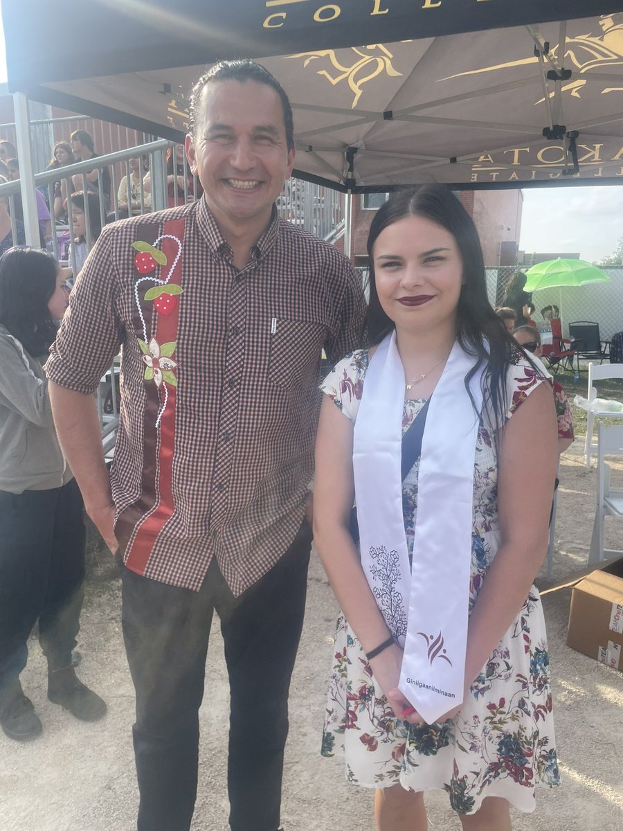 mar_leary's tweet photo. @WabKinew Thank you for attending and taking the time to congratulate the graduates!! https://t.co/rYjT6vsj6t