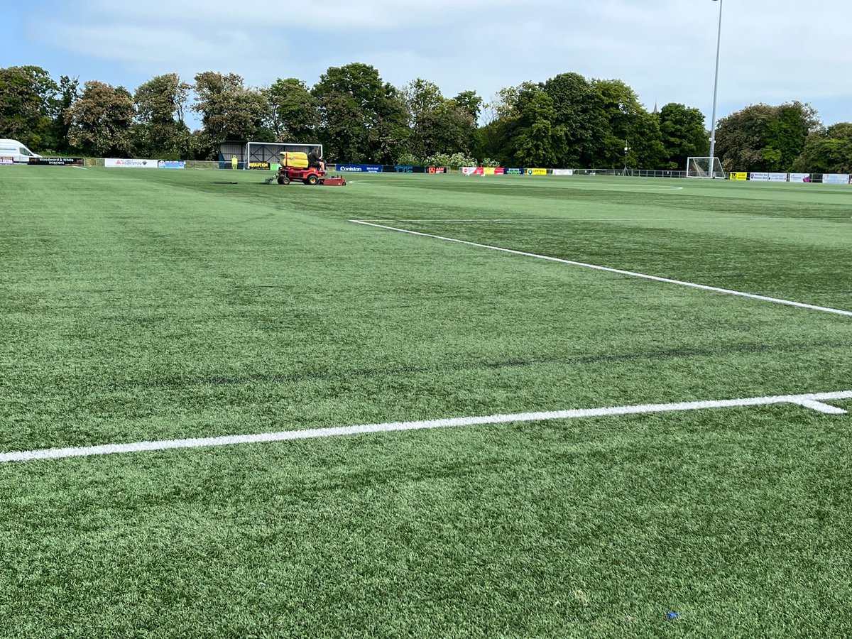 margate_fc's tweet photo. ποΈ Today has seen seven tonne of rubber crumb embedded into the playing surface at Hartsdown Park! π
The club is also delighted to confirm the pitch has regained its FIFA quality rating for the 2023/24 season! βοΈ
#UpTheGate https://t.co/o1SQyG6oc2