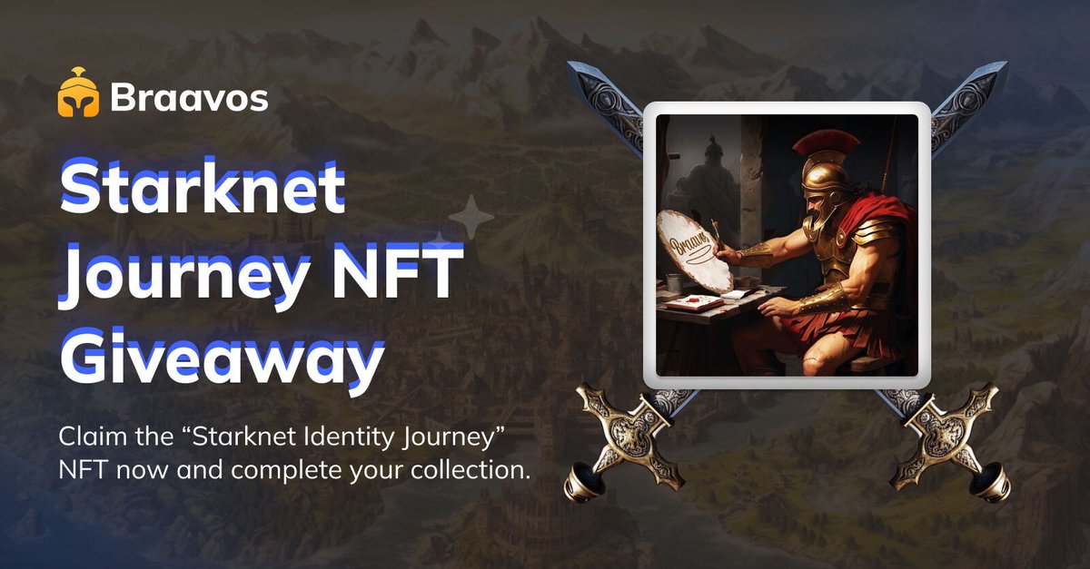 nata170211's tweet image. 1/5 Attention, Starknet enthusiasts! We have an exciting update for you regarding the &apos;Starknet Identity Journey NFT.&apos; This is the fourth milestone of our incredible collection, and you won&apos;t want to miss out on this opportunity.
#StarknetIdentityJourneyNFT
#StarknetCommunity