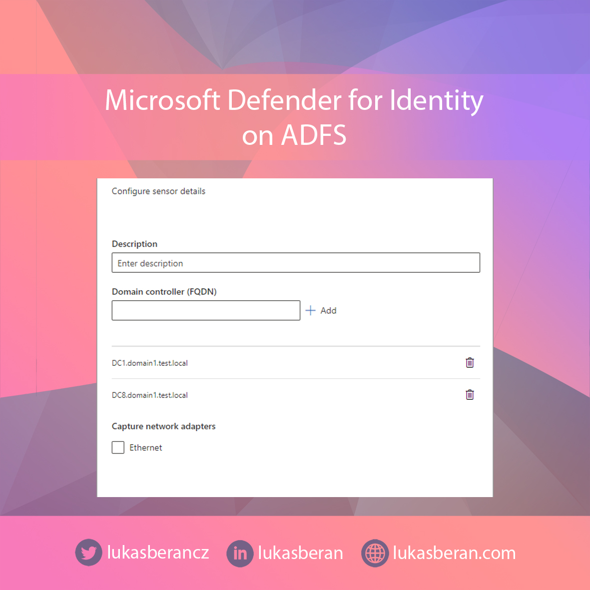 lukasberancz's tweet image. Microsoft Defender for Identity (#MDI) on #ADFS. Did you know that after installing the sensor on ADFS, you must make one important setting or the sensor will not run at all?

I mentioned last time that installing MDI on ADFS is supported. A lot of administrators don&apos;t know this…