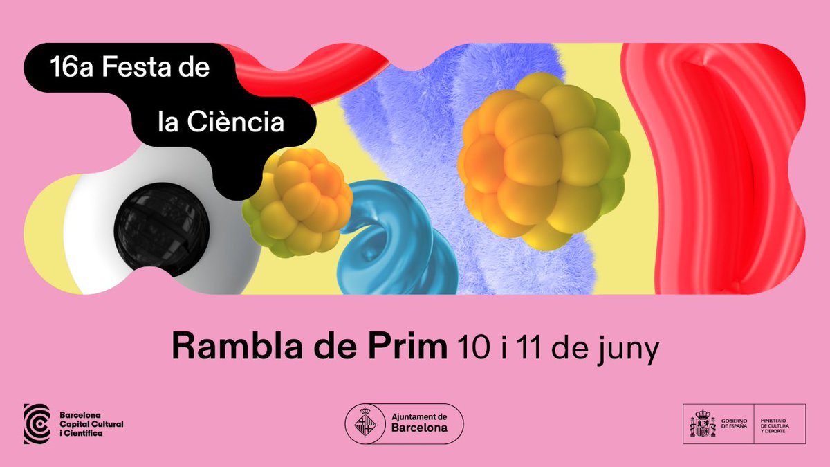 🧬 Aquest cap de setmana, 10 i 11/06, viu la #ciència a 📍 la Rambla de Prim!

Investigadors i investigadores #UPC participen en la 16a edició de la Festa de la Ciència amb activitats per a tots els públics!

ℹ️ upc.edu/ca/sala-de-pre…