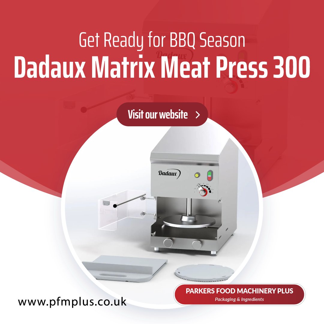 Experience the power of precision with the Dadaux Matrix Meat Press 300! This robust meat press is here to elevate your culinary game.

pfmplus.co.uk

#DadauxMatrix #MeatPress300 #PrecisionCooking #CulinaryExcellence #MasterChefSkills