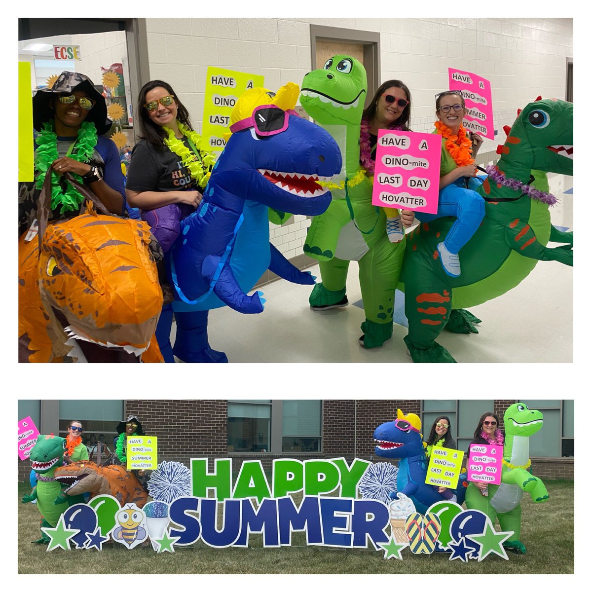 Honeybees we hope you have a DINO-mite last day of school and summer break. We love you! <a href="/HovatterES/">Hovatter Elementary</a> <a href="/LCPSOfficial/">LCPS News</a> <a href="/LCPS_Counseling/">LCPSSchoolCounseling</a> @CounselorMrsM14 <a href="/kimvanarun/">Kim Van Acker</a>
