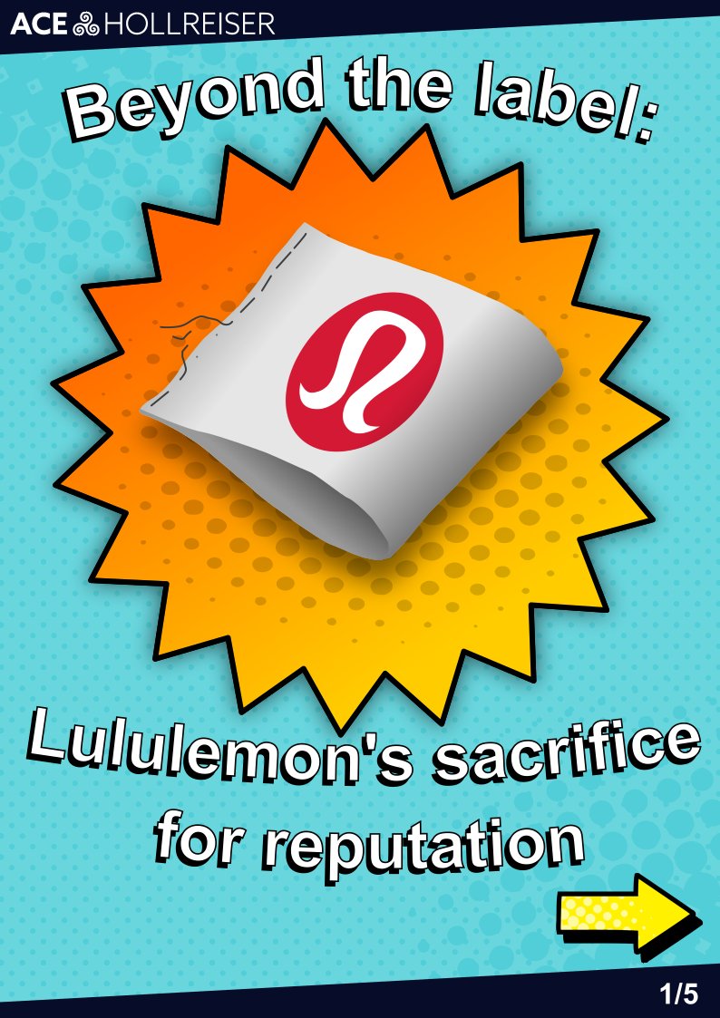 AceHollreiser's tweet photo. When the value of @lululemon's leggings were called into question, it wasn't afraid to take a hit to stand by its convictions 😤

Whilst many brands shy away at the idea of losing money for its ideals, Lululemon has secured a #reputation that money just can't buy 💰

🧵 1/5 https://t.co/WZhfWdTFkl