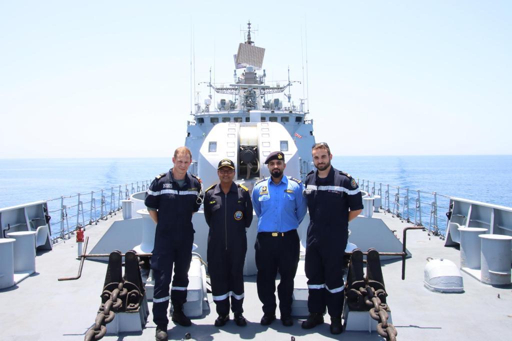 Defence_XP's tweet image. Report: The first edition of India, France and UAE maritime partnership exercise commenced on 7 June 23 in the gulf of Oman.

#Jointexercise