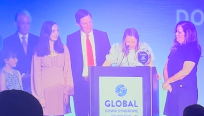 Best evening ever celebrating Abby Ashbrook as the Global Down Syndrome Foundation Gala last night. The world is a better place because Abby is in it. ❤️
Truly Better Together.