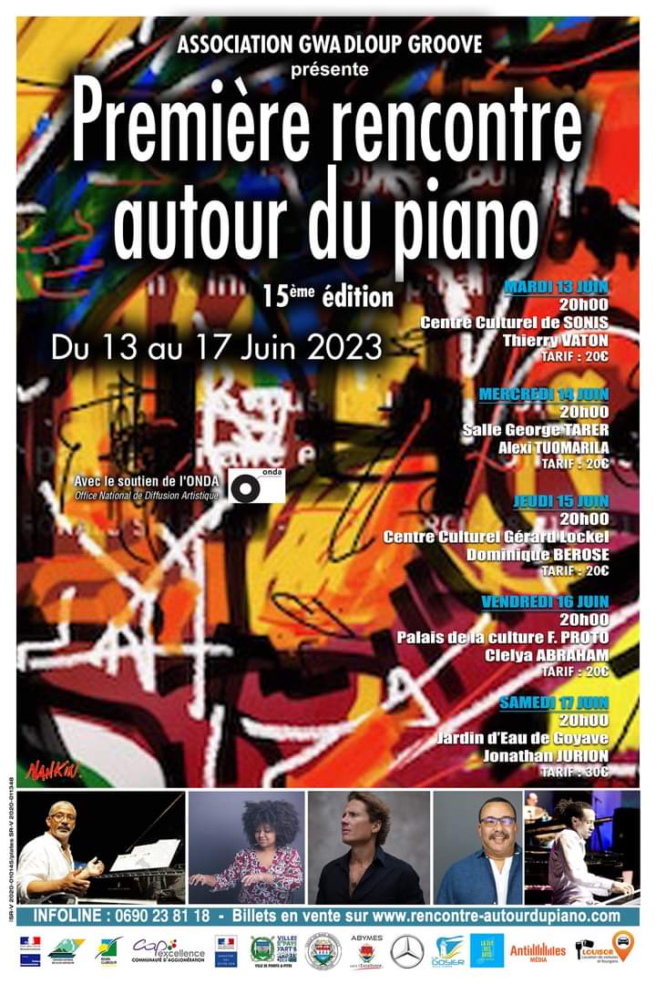 ThierryVaton's tweet photo. Bonjour à tous !
Le prochain rdv avec mon 5tet est le 13 juin au @centrecultureldesonis pour la 15e édition du festival ‘Première rencontre autour du piano’.
Merci à @NuissierSteve https://t.co/8gzBgjVaVc