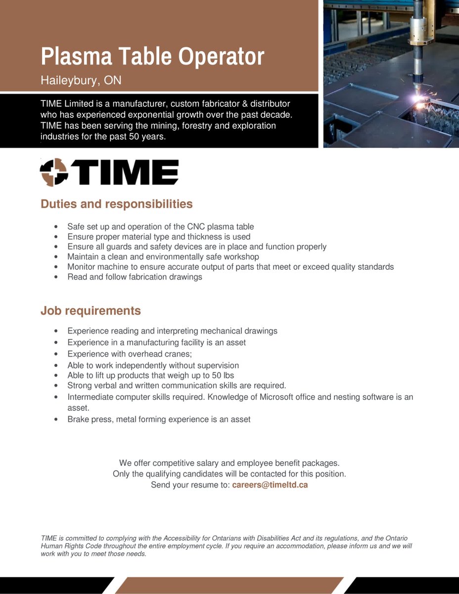 We have two amazing opportunities at TIME Ltd if you are looking for employment. Competitive salaries, employee benefit packages and much more. If you are interested please reach out to careers@timeltd.ca