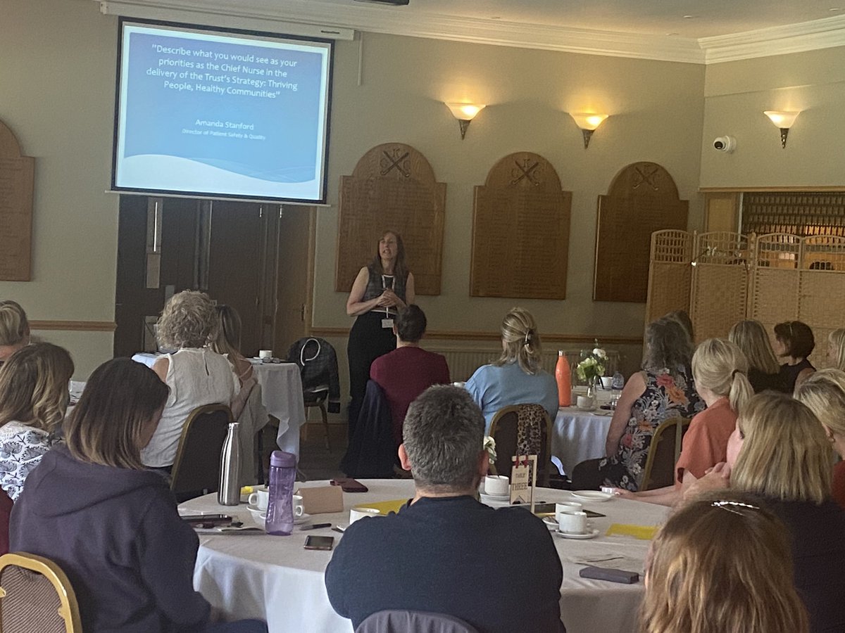 Our Chief Nurse @AmandaS44006393 thanking us for our hard work and pledging support for future away days and commitment to CNS /ANP teams <a href="/AiredaleNHSFT/">Airedale Hospital</a>