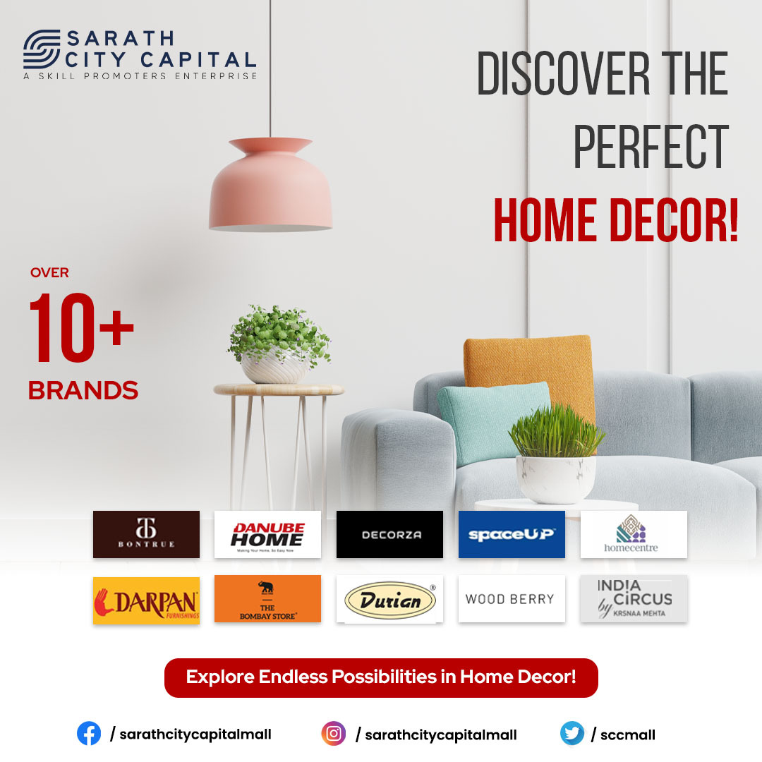 Unleash your creativity and discover the perfect home decor with over 10+ top brands.

Visit SCCM now and transform your space into a haven of style and elegance!

#HomeDecor #InteriorDesign #TransformYourSpace #TopBrands #SCCM #VisitNow