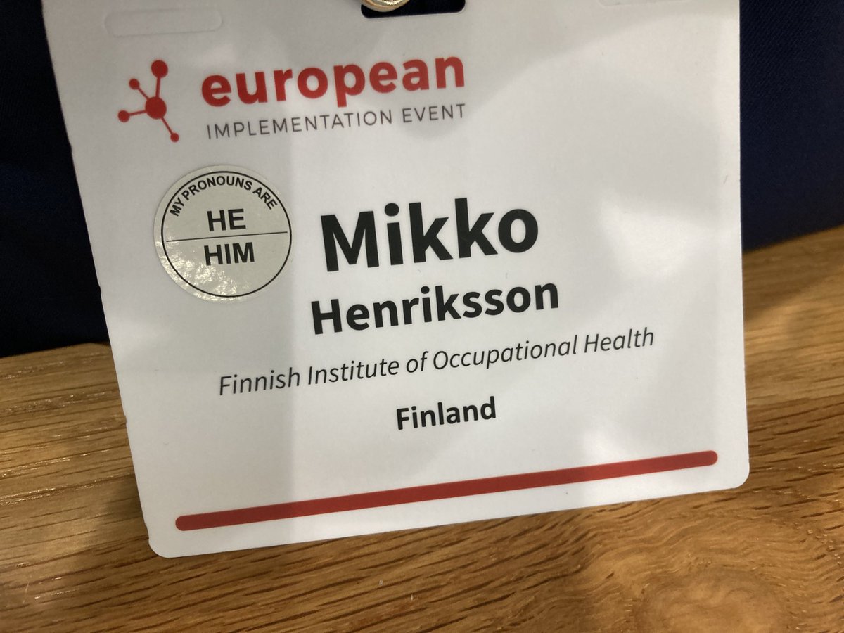 mikkohenriksson's tweet photo. European Implementation Event käynnistyi tänään Baselissa. @JaakkoHarkko ja @maija_pau  kanssa kertomassa omista tuloksista ja kokemuksista sekä oppimassa muilta. #eie2023 #implementaatio https://t.co/IaurhCmJft