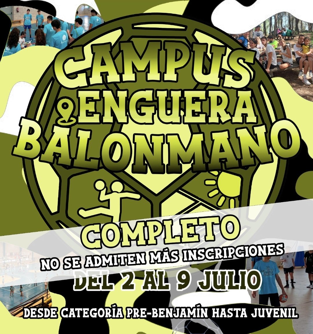 campusenguera's tweet photo. Un año más habéis superado nuestras expectativas y a poco menos de un mes para el Campus colgamos el cartel de COMPLETO. ¡Gracias por hacer posible el #CampusEnguera2023! 👏😊 https://t.co/SO4On1LX4W