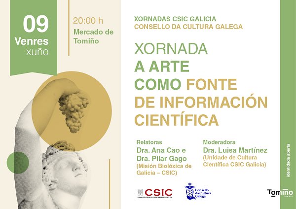 21NoticiasCom's tweet image. Consello da Cultura Galega e CSIC abordan en #Tomiño a arte como fonte de información para a ciencia

21noticias.com/2023/06/consel…