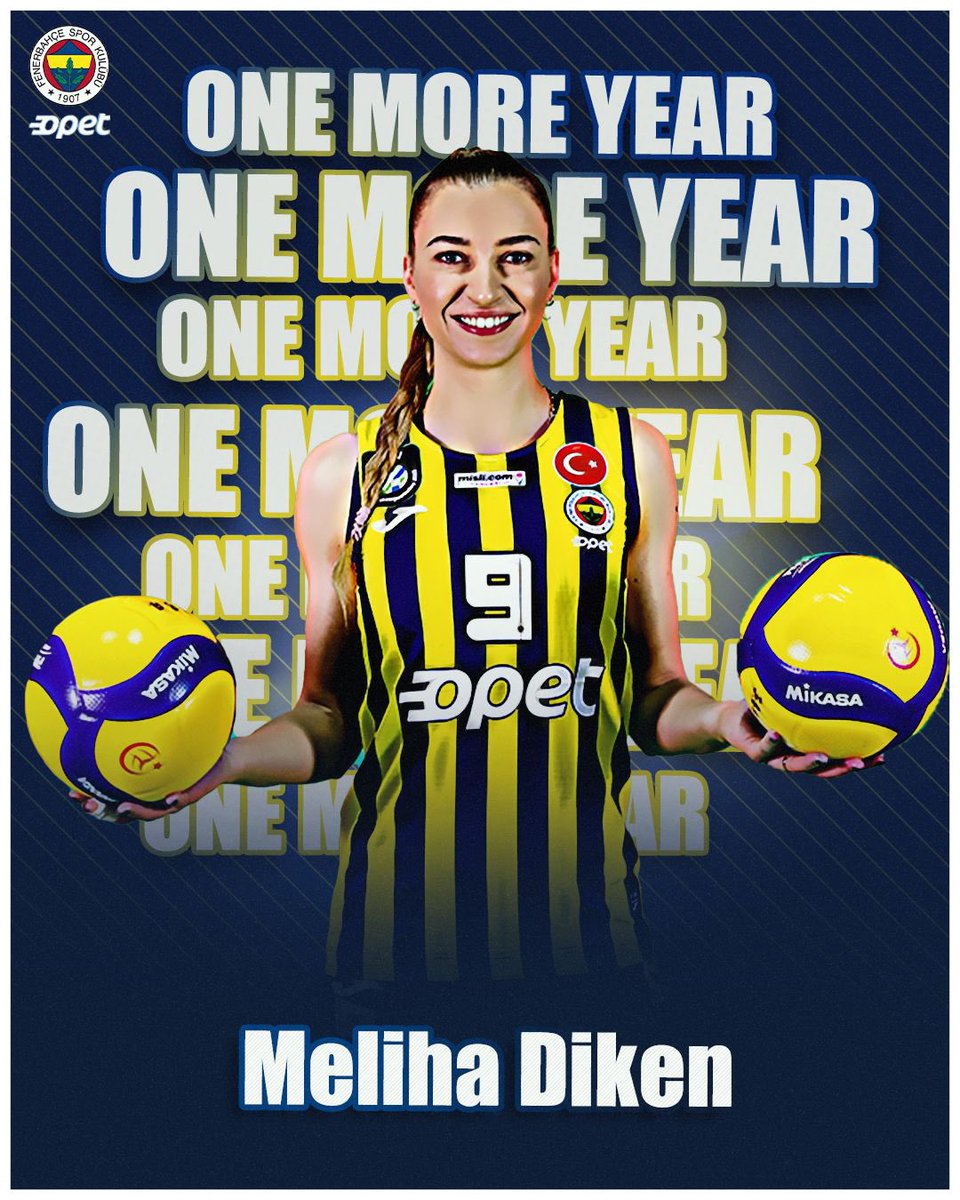 Meliha Diken 1 yıl daha bizimle! 💛💙

🔗 fenerbahce.org/haberler/voley…