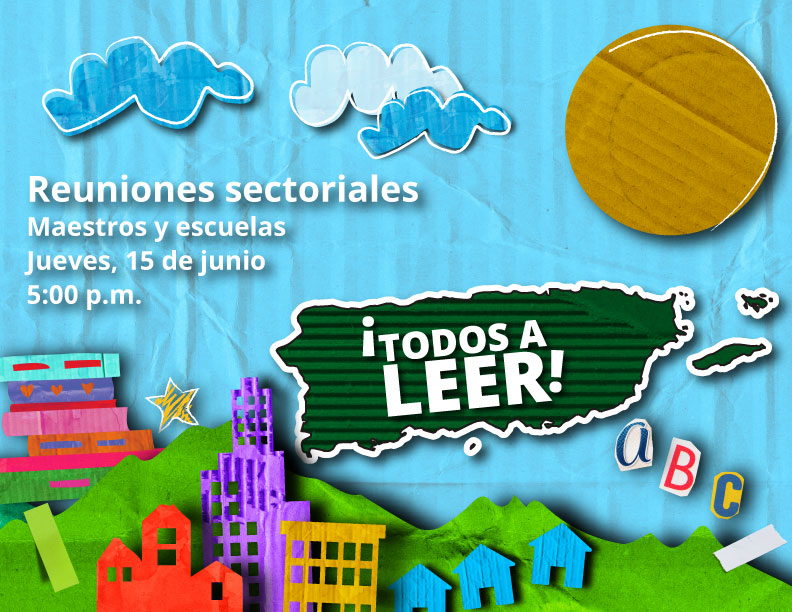 TodosLeerPR's tweet photo. ¿Eres maestro o integrante de una comunidad escolar interesada en ser parte del proceso de impacto colectivo para lograr que nuestros niños y niñas puedan ser lectores proficientes? Haz click en el siguiente enlace y regístrate para una reunión sectorial: https://t.co/svAP9bzIRL https://t.co/qd5UhBwDKX