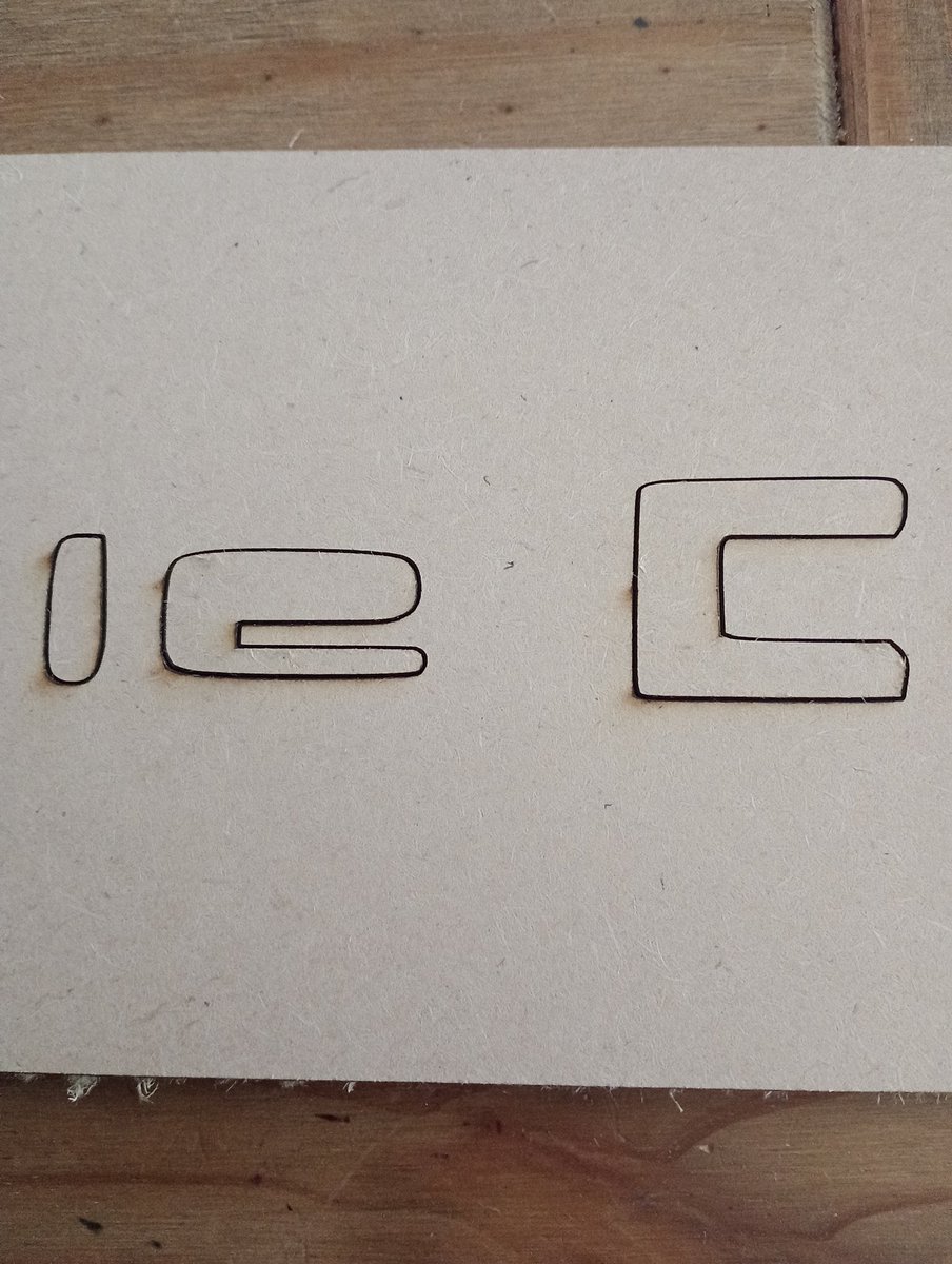 DrAbbieCairns's tweet photo. ie C.
What could it be?
#LaserCut #language #TextArt #Text #linguisticUnit #WordSelection
#Font #ACComplete4 #exhibitionPlanning
#exhibitionPrep
#CreativeColchester #ColchesterArtist #EssexArtist #EmergingArtist #AbbieCairns https://t.co/OUD13f6Znf