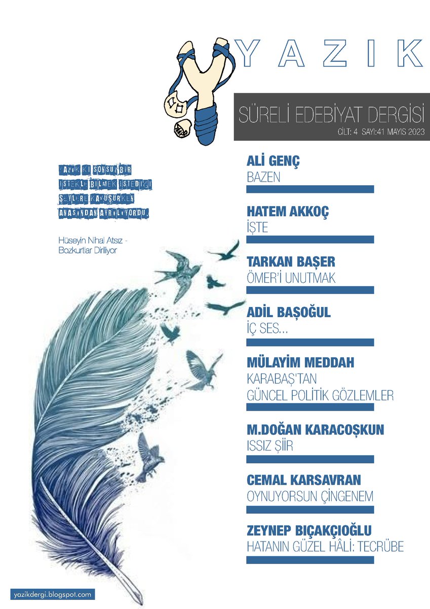 "Yazık ki sonsuz bir istekle bilmek istediği şeylere kavuşurken anasından ayrılıyordu."

Hüseyin Nihal Atsız - Bozkurtlar Diriliyor

yazikdergi.blogspot.com/2023/06/yazik-…