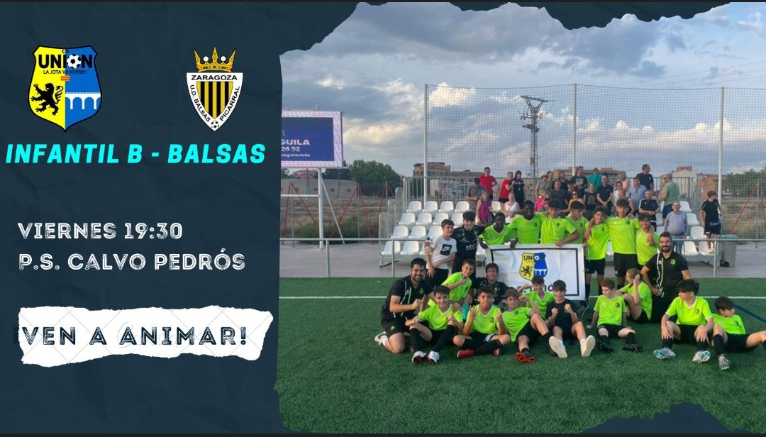 unionlajvado's tweet photo. 🏆 FINALES DE COPA 🏆

Tres de nuestros equipos se han clasificado para disputar las finales de Copa, que se disputan en los Campos de la Federación.

Infantil B - Balsas: Viernes 19:30

@Incliza Femenino A - Balsas: Sábado 09:00

Benjamín A - Rivas: Sábado 12:30

¡VEN A ANIMAR! https://t.co/D1SiY2gHmI