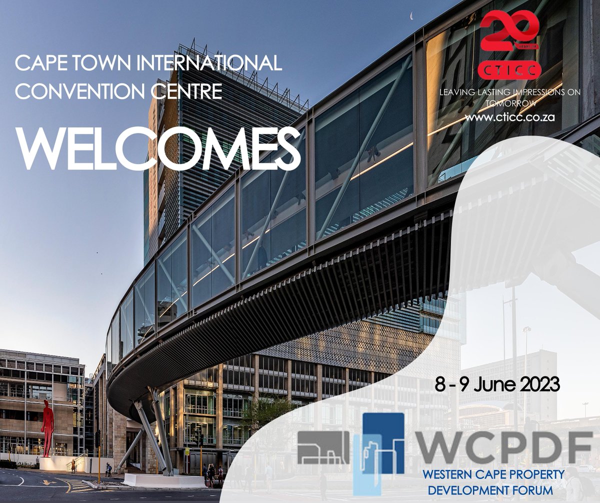 CTICC_Official's tweet image. We are proud to welcome the Western Cape Property Development Forum (WCPDF)!

 #WCPDF #development #property