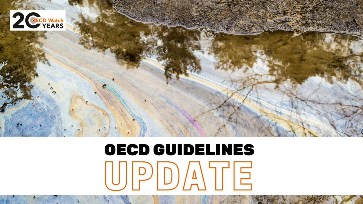 BHR_FIDH's tweet photo. Exciting news: the @OECD #MNEguidelines have been revised!

Among many things, they call on corporations to address their social and environmental impacts through a #JustTransition away from fossil fuels. 

Read all about it ➡️ https://t.co/gerlXNnbzF

 #OECDrbc https://t.co/l9rGbnvvZp