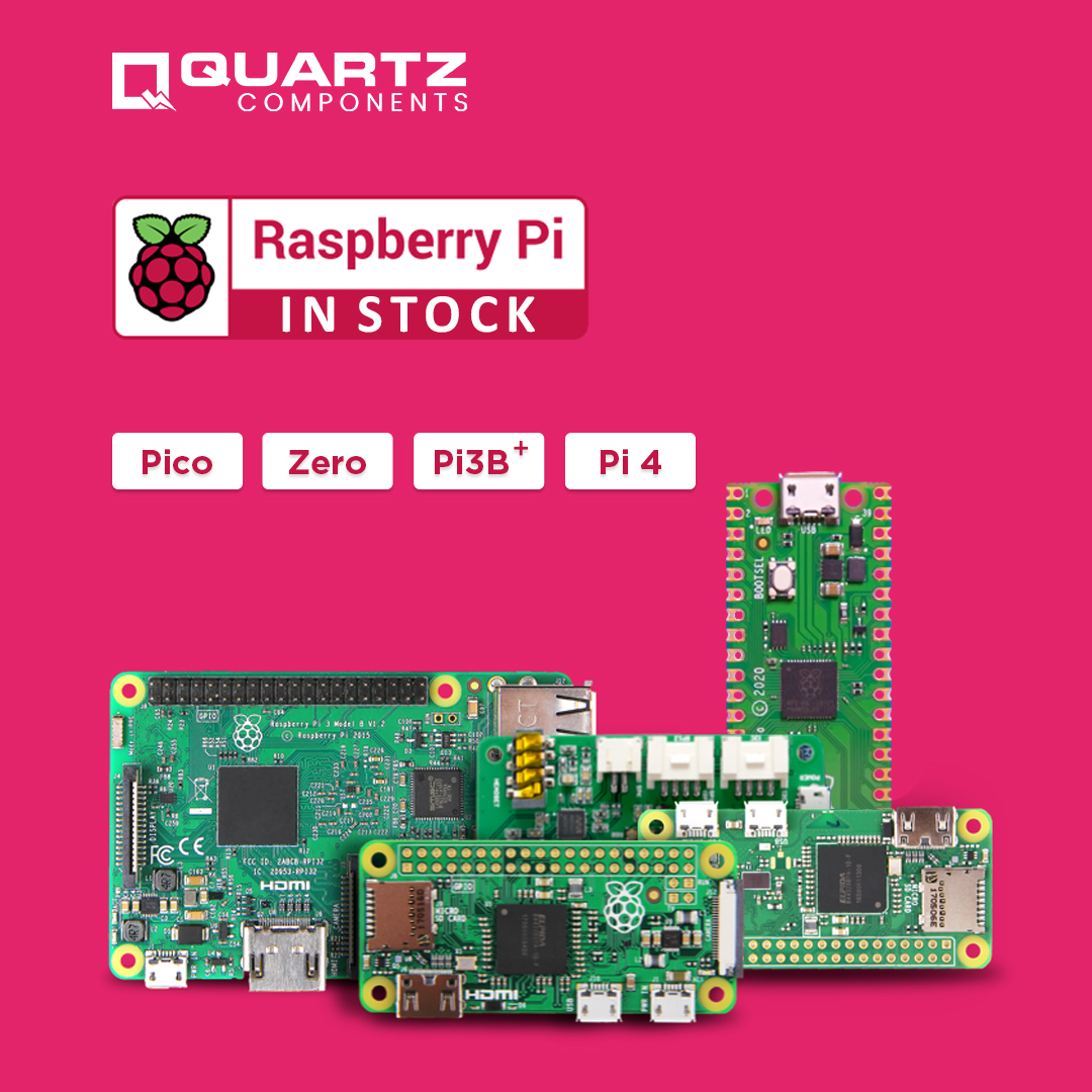 quartzcomponent's tweet image. 🎉 Raspberry Pi Boards are back in stock with unbeatable prices! 🎉 

Grab your favorite models - #Pico, #Zero, #Pi3 B+, and #Pi4 - and unlock a world of endless possibilities. 

Hurry, stock is limited, so get yours now! 🚀💻#raspberrypi 

Check out now:
quartzcomponents.com/collections/ra…