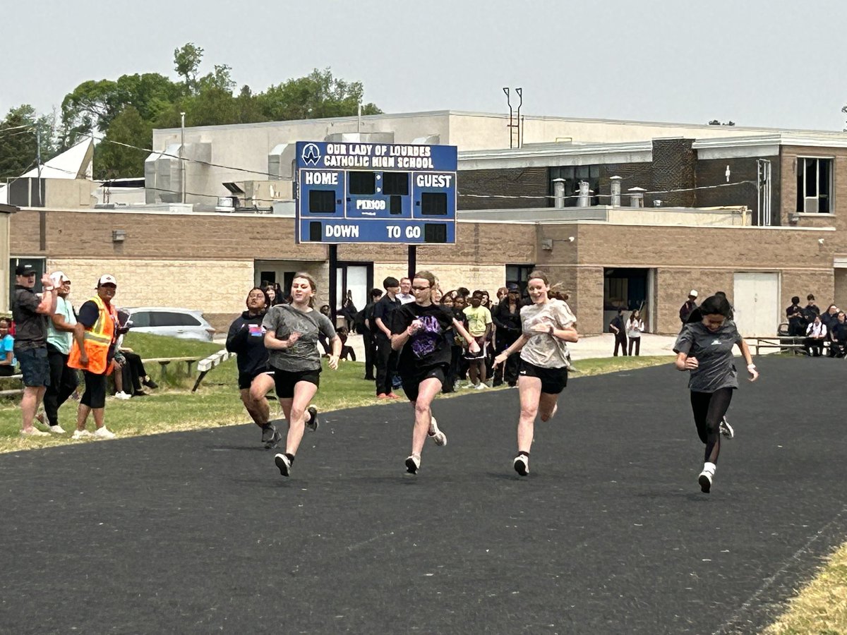 Great track and field day! <a href="/OLOLCRUSADERS/">Our Lady of Lourdes</a> 
#TryingOurBest
#HavingFun
